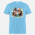 Anime Woodland Creatures Playing Poker