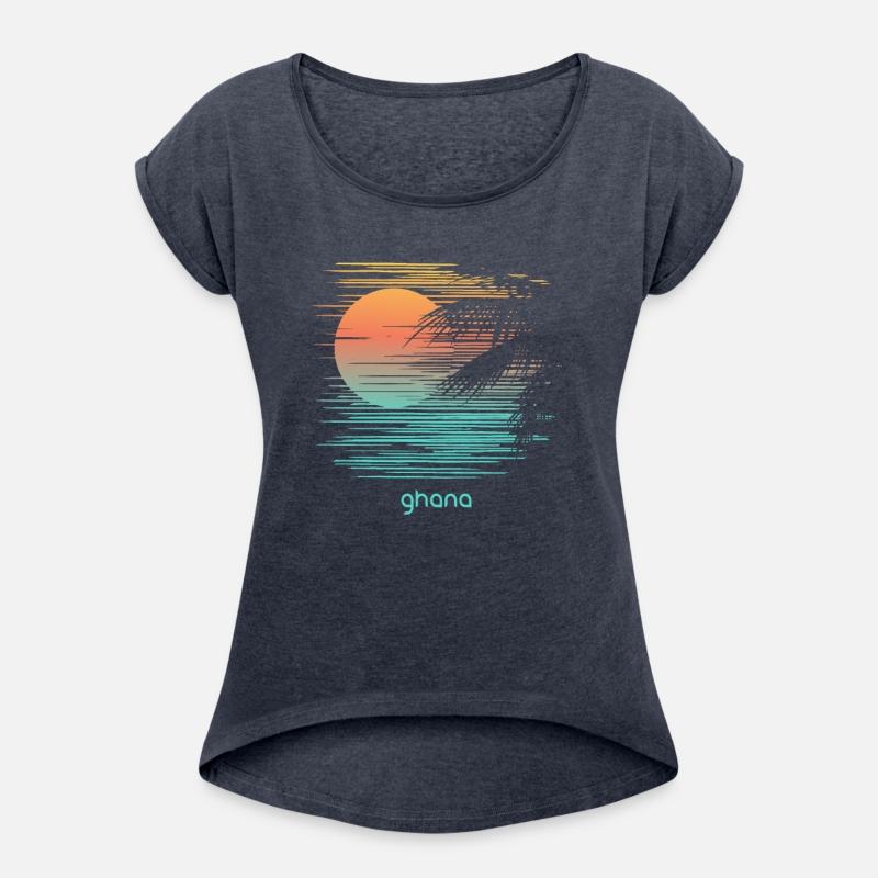 Artistic Ghana Africa Palm Tree Vacation Souvenir