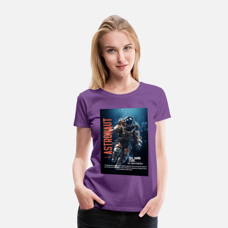 Astronaut Soul Among Stars Tee