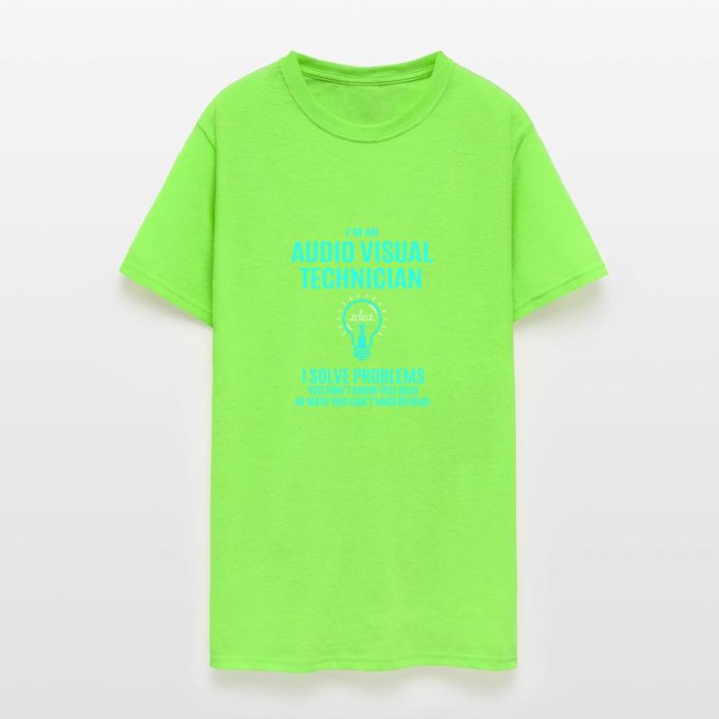Audio Visual Technician T Shirt - I Solve Problems