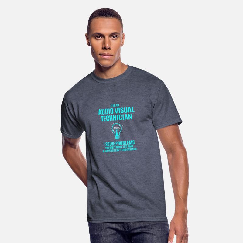 Audio Visual Technician T Shirt - I Solve Problems