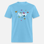 AYSE - beautiful girl name with cute butterflies