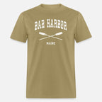 Bar Harbor Maine Nautical Crossed Oars