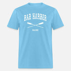 Bar Harbor Maine Nautical Crossed Oars