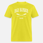 Bar Harbor Maine Nautical Crossed Oars