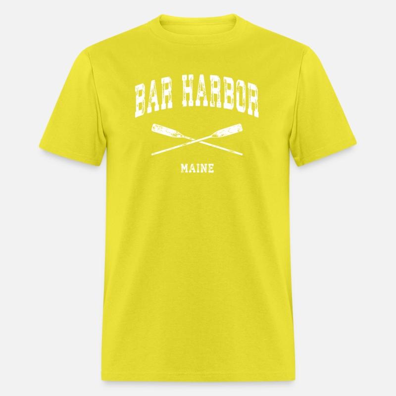 Bar Harbor Maine Nautical Crossed Oars