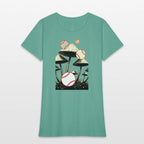 Baseball balls rain and mushrooms