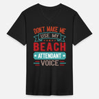 Beach Attendant Funny Beach Lifeguard