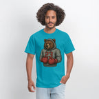 Bear 23 Boxing Hoodie Grizzly Gym Fighter Tee