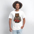 Bear 23 Boxing Hoodie Grizzly Gym Fighter Tee