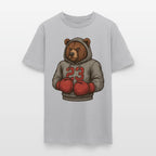 Bear 23 Boxing Hoodie Grizzly Gym Fighter Tee