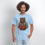 Bear 23 Boxing Hoodie Grizzly Gym Fighter Tee