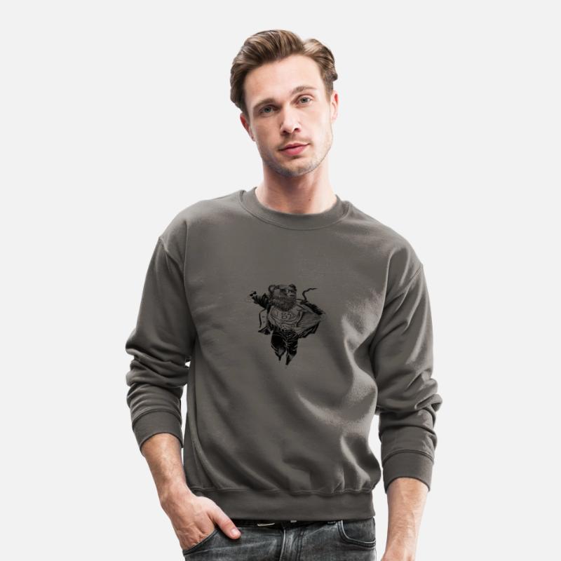 Bear, Grizzly, black, Super Hero! Parody Fun art!