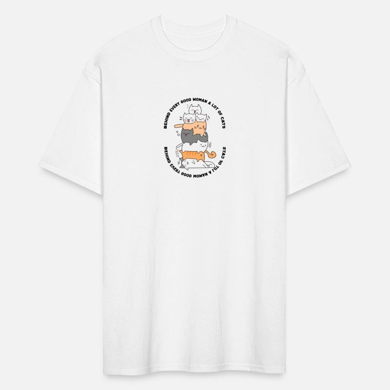 Behind Every Good Woman A Lot Of Cats