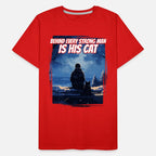 Behind Every Strong Man Silhouette Nature Winter