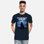 Behind Every Strong Man Silhouette Nature Winter