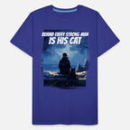 Behind Every Strong Man Silhouette Nature Winter