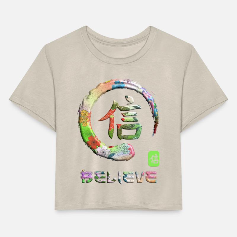 Believe Japanese Kanji Word Symbol Enso Circle 10