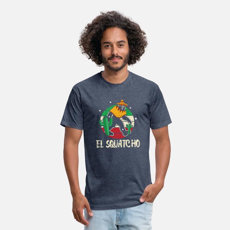 Bigfoot Fan Mexican Shirt El Squatcho Gift Tshirt