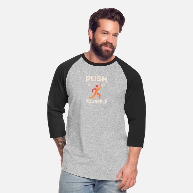 "Push Yourself" Motivational T-Shirt – Strength De