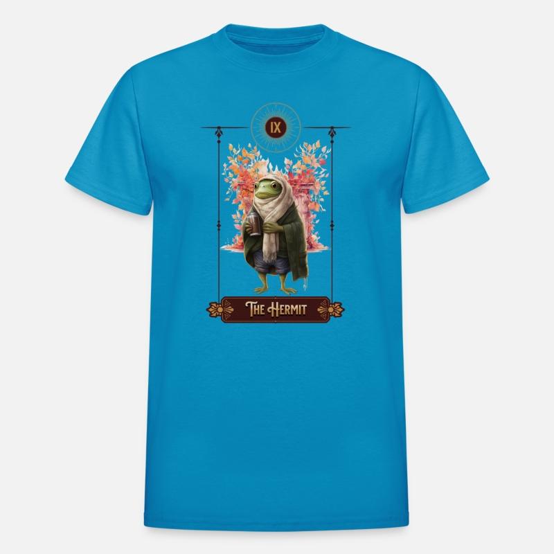 "The Hermit" Frog Tarot Card